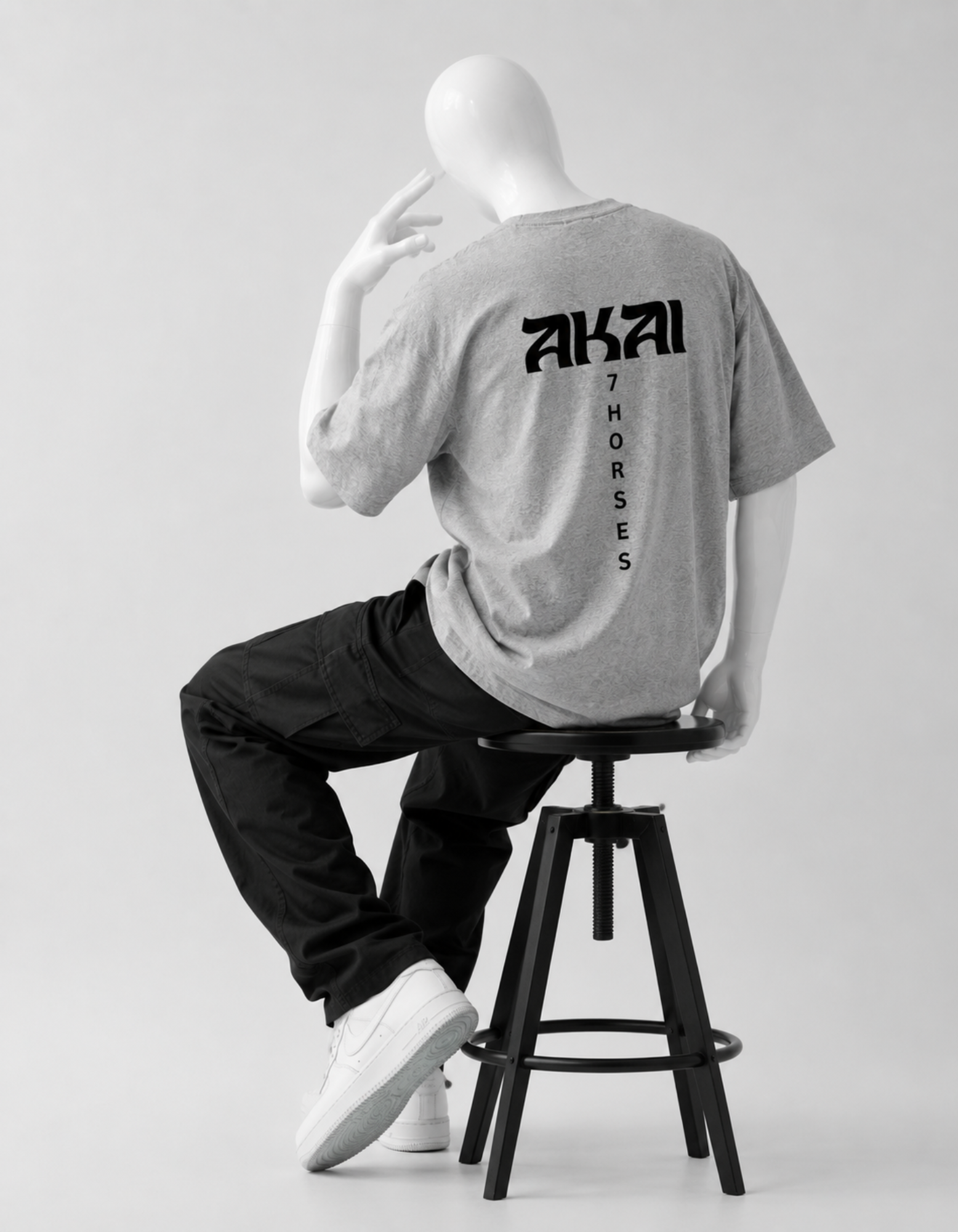 AKAI CRAZYFUSS OVERSIZED COTTON T SHIRT MEN