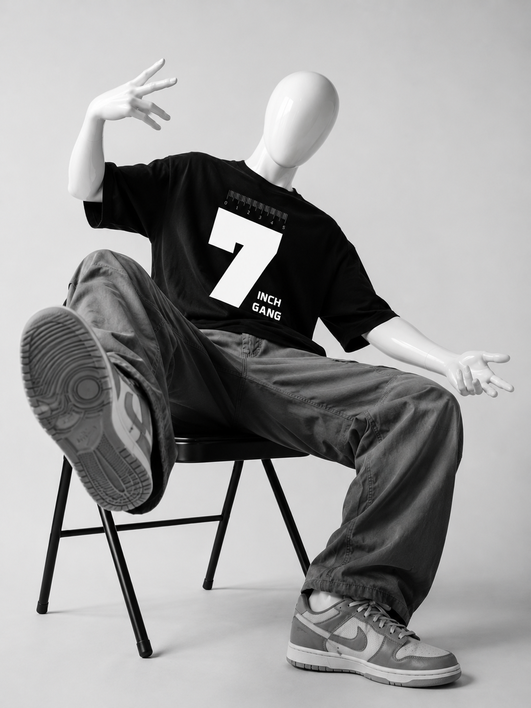 7 INCH GANG CRZYFUSS OVERSIZED COTTON T SHIRT — alternate view