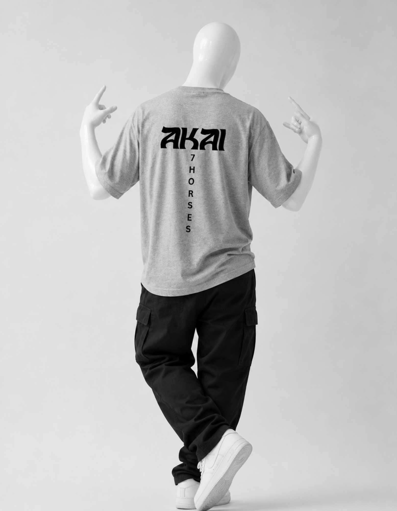 AKAI CRAZYFUSS OVERSIZED COTTON T SHIRT MEN