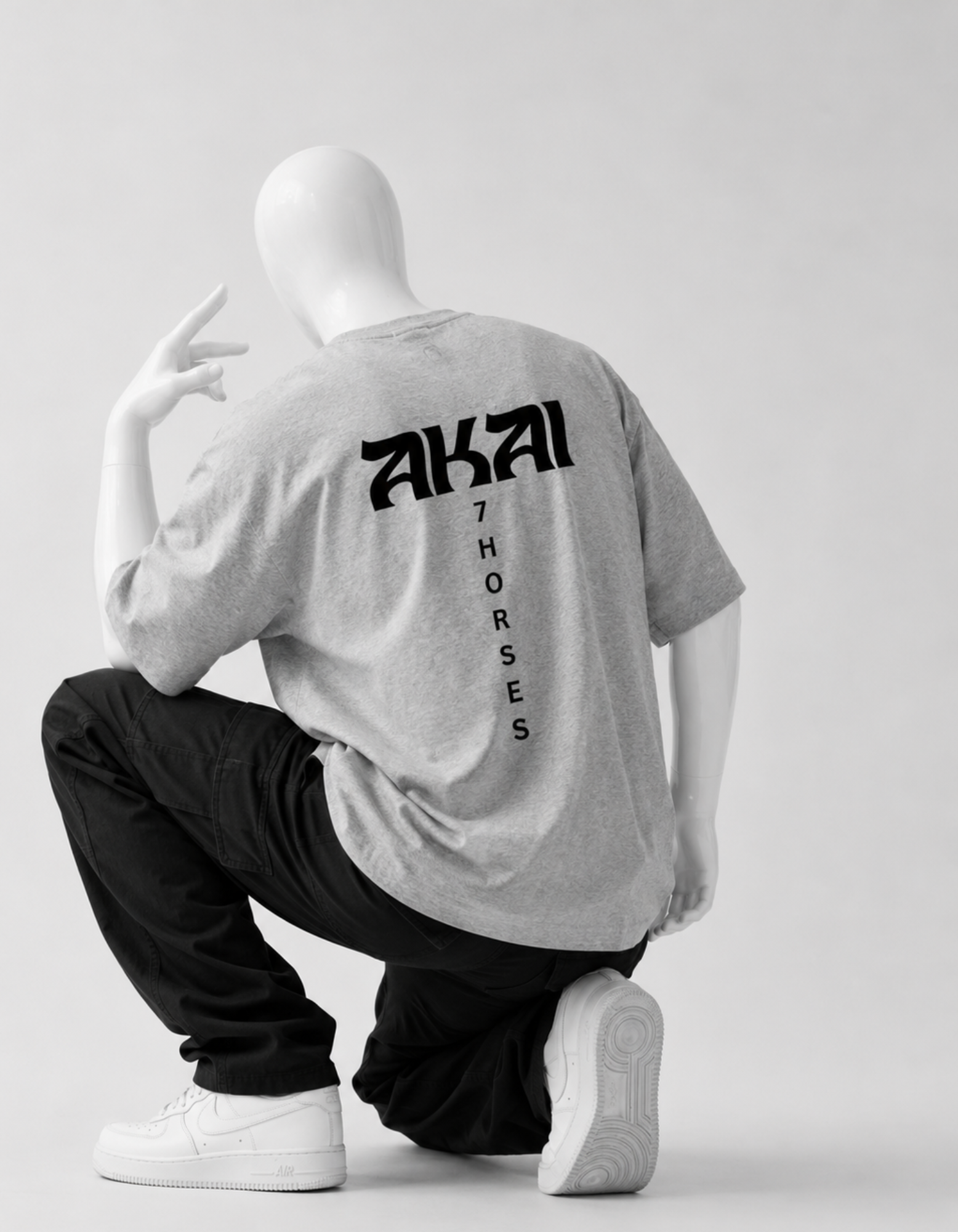 AKAI CRAZYFUSS OVERSIZED COTTON T SHIRT MEN