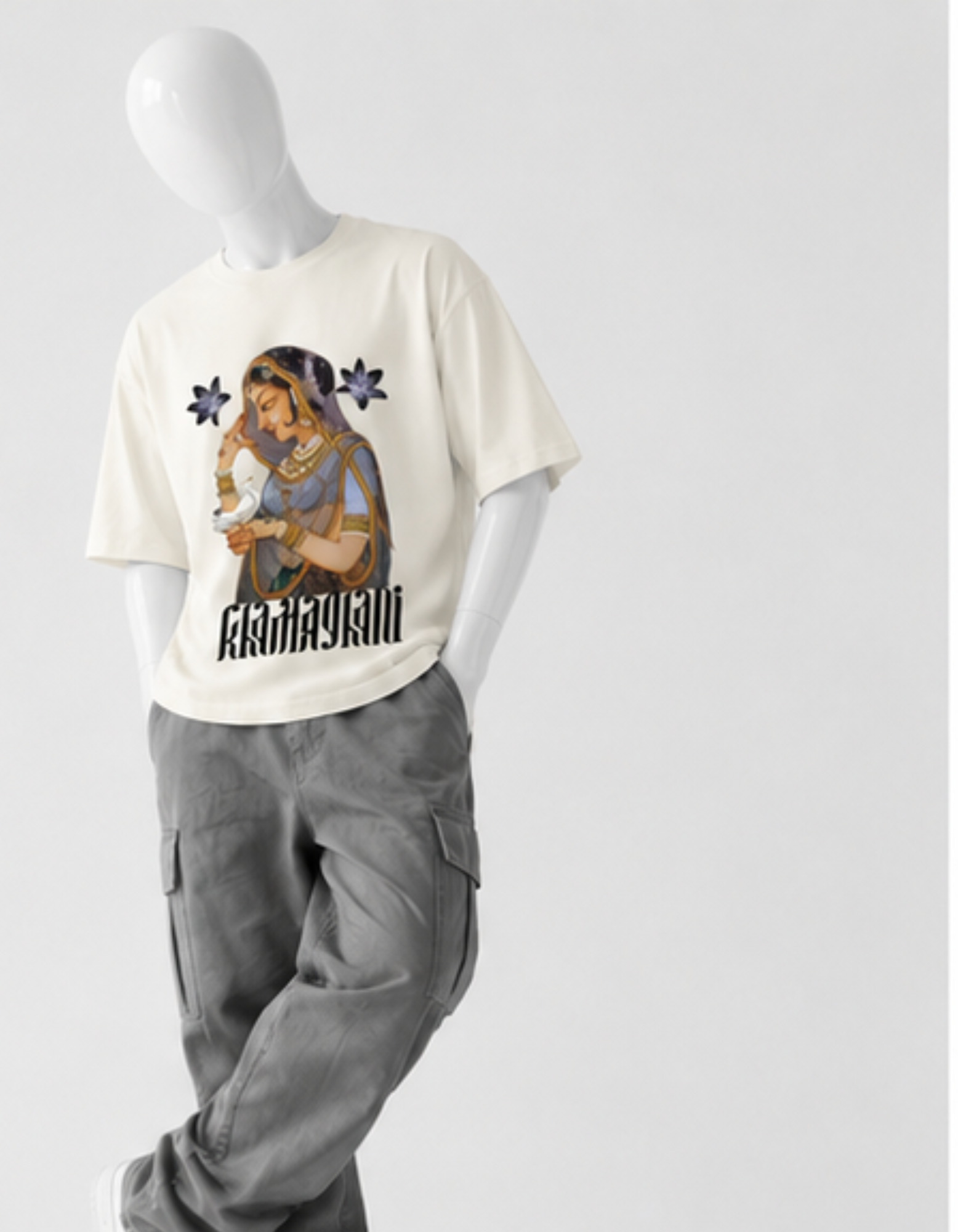 KHAMAGHANI CRAZYFUSS OVERSIZED COTTON T SHIRT UNISEX — alternate view