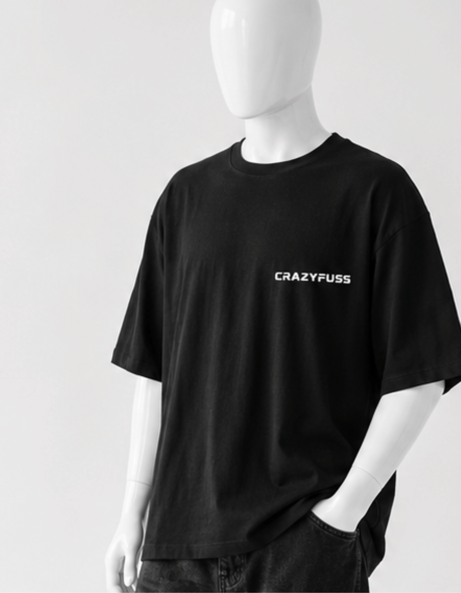 touch crazyfuss graphic t shirt oversized men